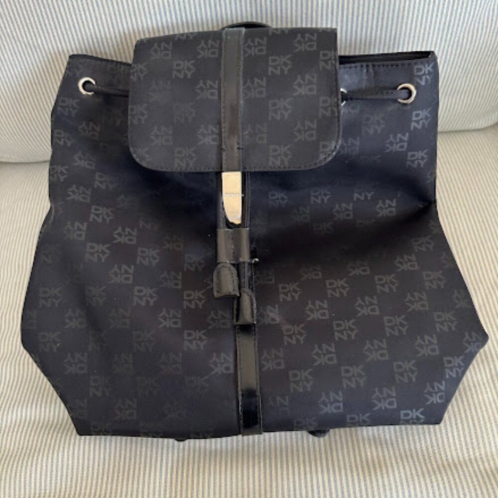 DKNY Dressy Black Backpack
